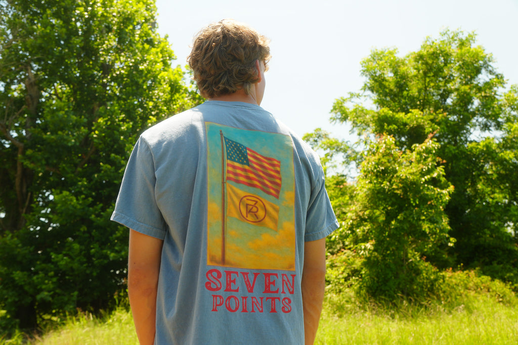 American Flag Oil Painting